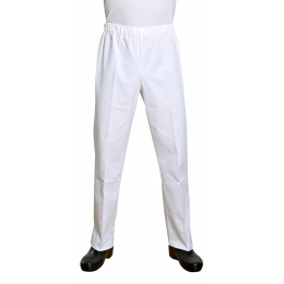 Pantalon mixte sergé blanc BERING