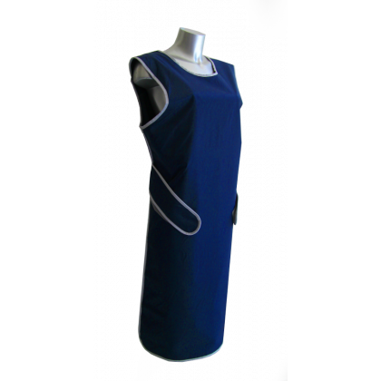 Gilet de plomb de protection contre les rayons X, tablier de protection  contre les radiations, vêtements de protection pour adultes (couleur :  bleu-0,5 mmPb, taille : 60 x 60 cm) : 