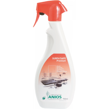 Spray détergent désinfectant Surfa´Safe Prenium pour surfaces (750 ml)