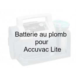 Batterie au plomb pour Weinmann Accuvac Lite