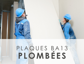 Panneaux plombés et cloisons BA13 plombées